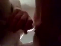 When doing a non-professional sextape, a horny man bonks my juicy snatch in a doggy stance.